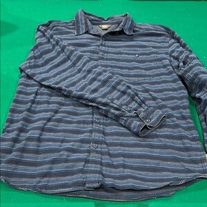 Men's Blue Striped Shirt